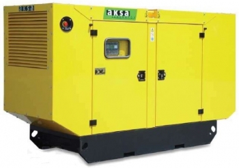 Дизельный генератор 80 квт Aksa AC-110 в кожухе с АВР - новый