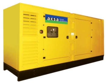 Дизельный генератор 400 квт Aksa AC-550 в кожухе с АВР - новый