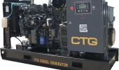 Дизельный генератор 100 квт CTG AD-150RE открытый (на раме) с АВР - новый
