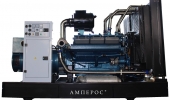 Дизельный генератор 200 квт АМПЕРОС АД-200-Т400 открытый (на раме) - новый