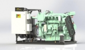 Дизельный генератор 106,4 квт Вепрь АДС-135-Т400-ТК открытый (на раме) - новый